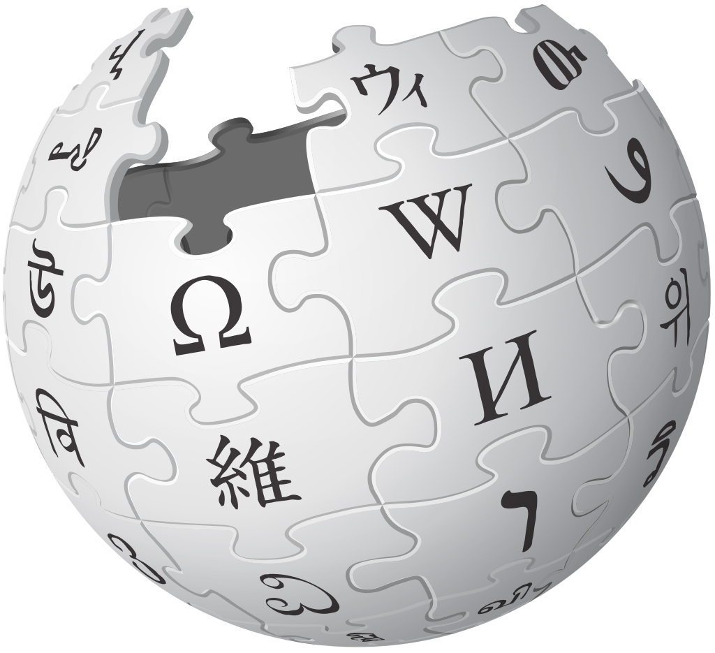 Wikipedia logo vzpírání